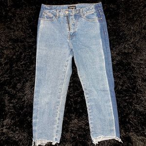 Two toned jeans